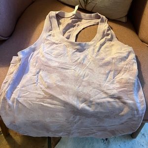 Athleta Pink Camo Racerback Tank